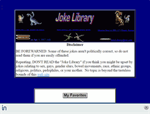 Tablet Screenshot of jokelibrary.net